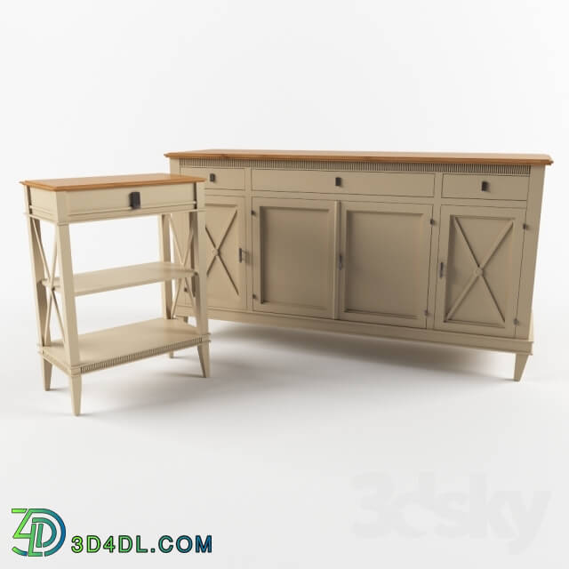 Sideboard _ Chest of drawer - A set of tables and chest Tosato