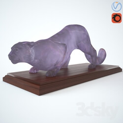 Sculpture - Figurine Snow Leopard 