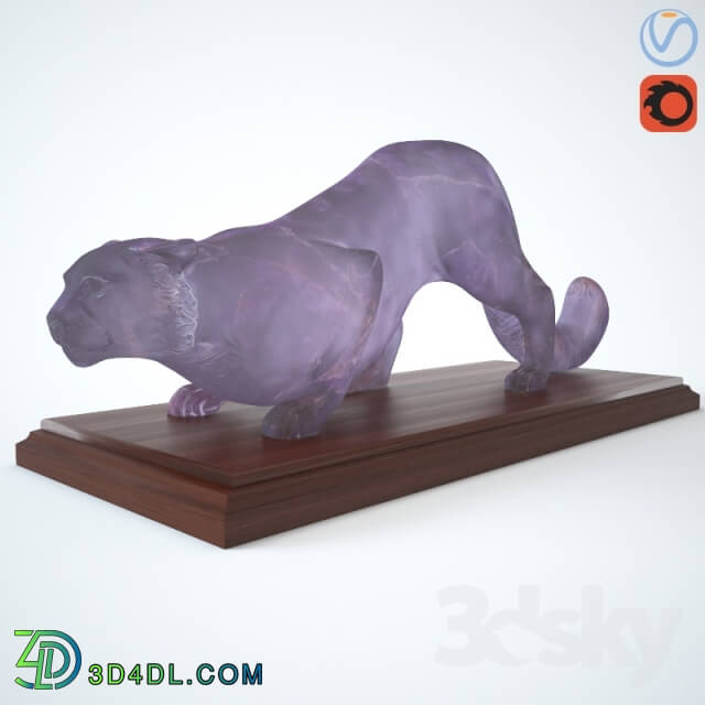 Sculpture - Figurine Snow Leopard