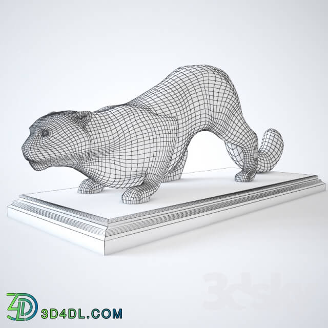 Sculpture - Figurine Snow Leopard