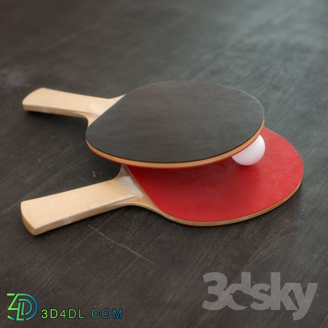 Sports - Racket for ping-pong table
