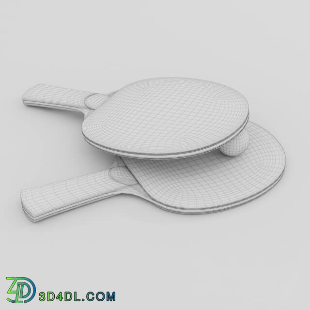 Sports - Racket for ping-pong table