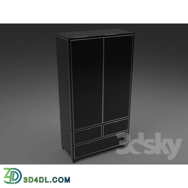 Wardrobe _ Display cabinets - Wardrobe 117h57h215sm