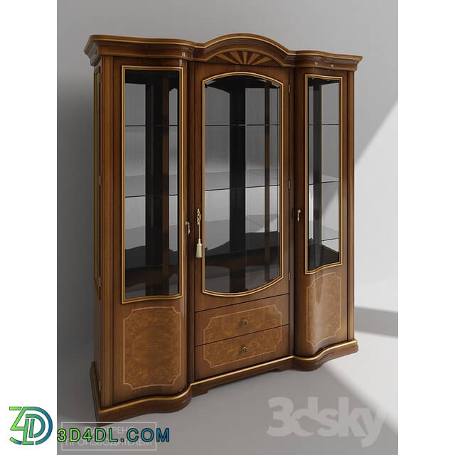 Wardrobe _ Display cabinets - Showcase 3-door _Florian_