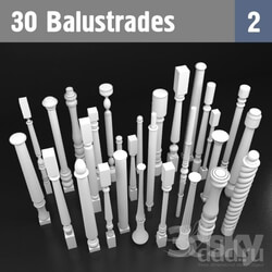 Staircase - Balustrades pack 2 