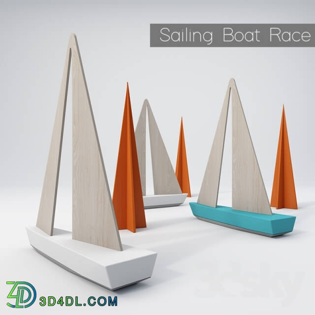 Other decorative objects - sailingBOAT_race