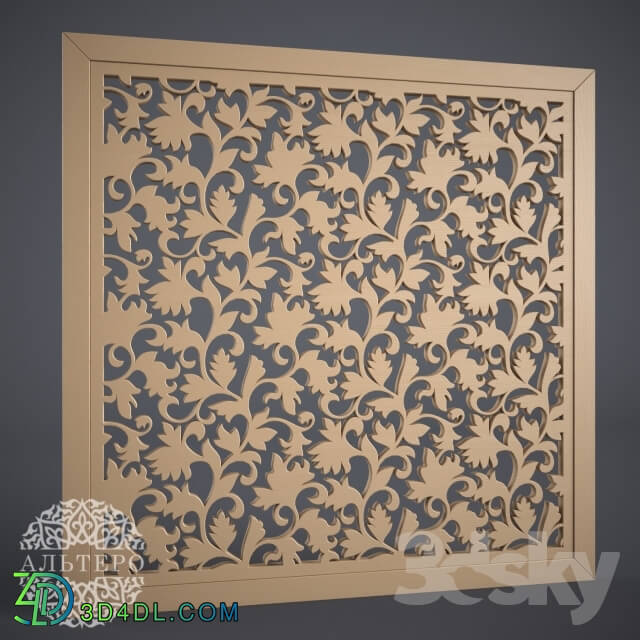 Other decorative objects - AlteroStyle Carved panel MDF RK0005