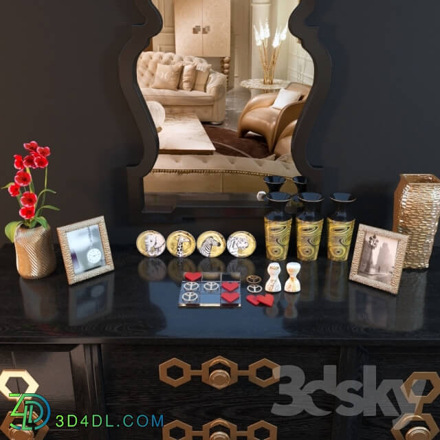 Sideboard _ Chest of drawer - Decorative set wich Jonathan Adler.TURNER CREDENZA