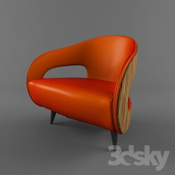 Arm chair - Leather chair 