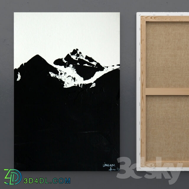Frame - Picture. Series Mountains by LINGAM ART