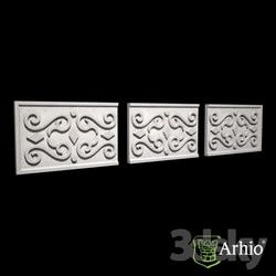 Decorative plaster - Panels AFL42-27 