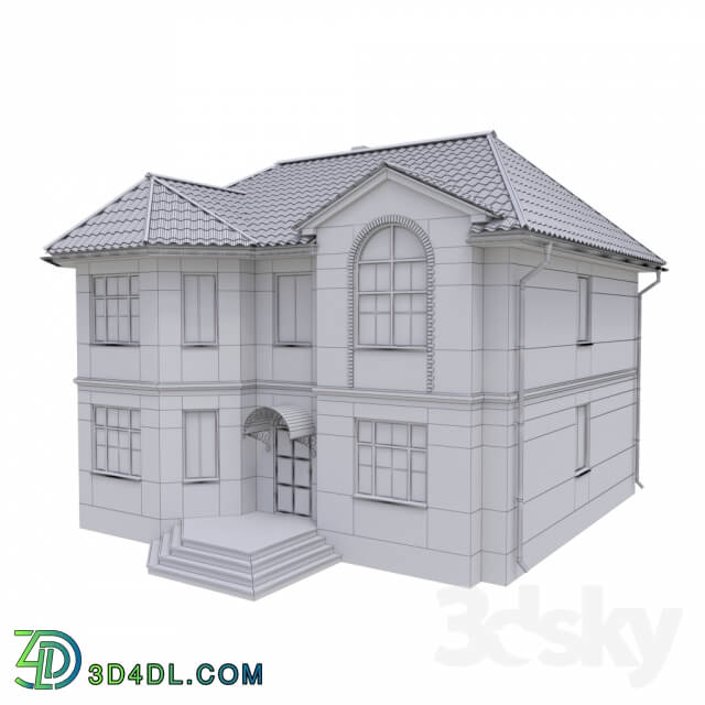 Building - A two-storey cottage