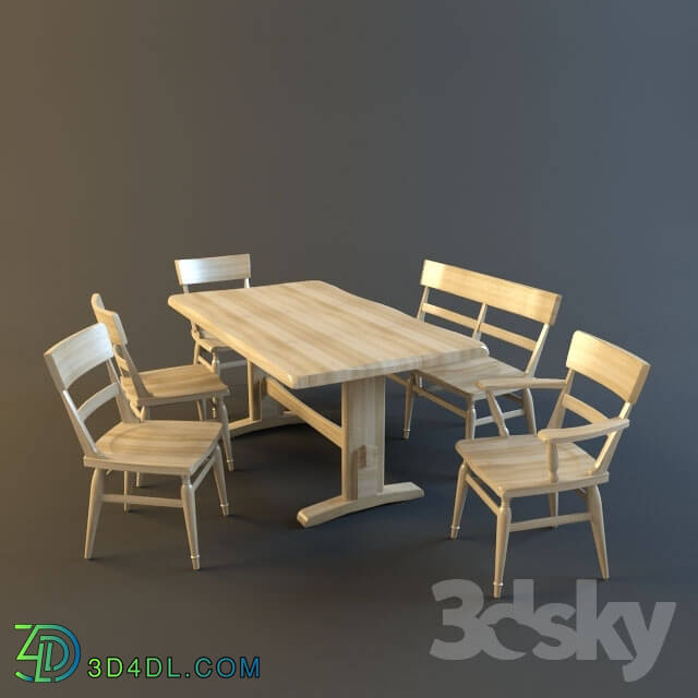 Table _ Chair - Dining group from the array