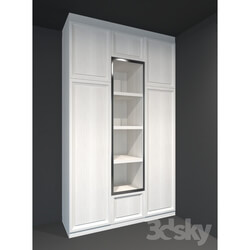 Wardrobe _ Display cabinets - Classic white wardrobe 