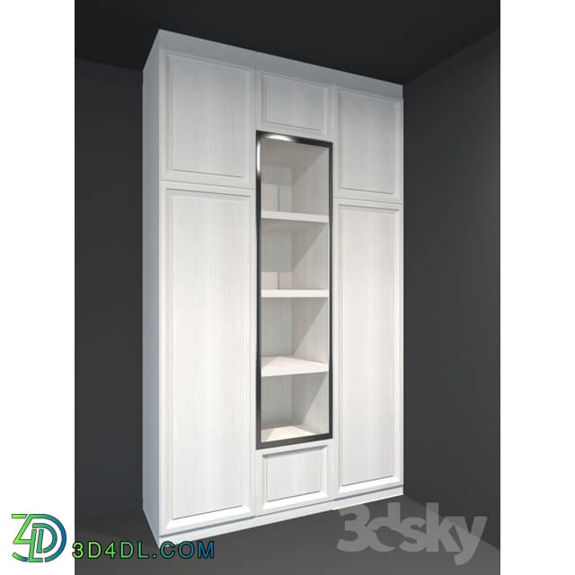 Wardrobe _ Display cabinets - Classic white wardrobe