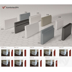 Decorative plaster - Skirting komfortexspa - modern 