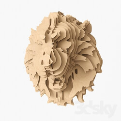 Other decorative objects - plywood lion 