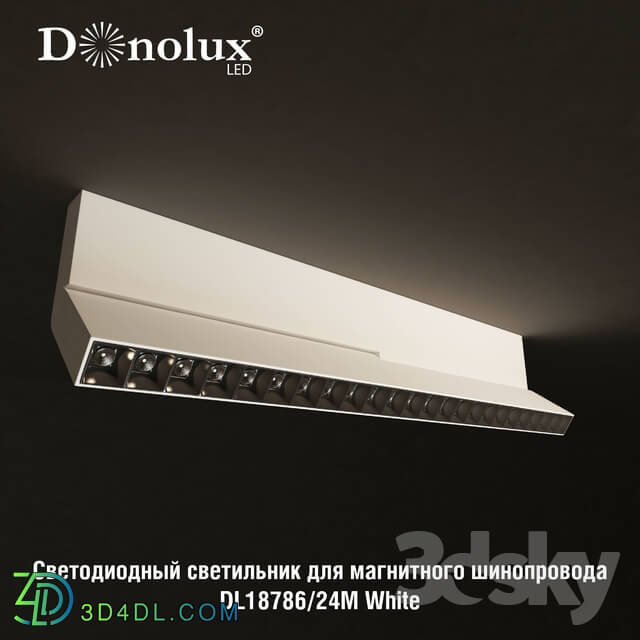 Technical lighting - Luminaire DL18786_24M for magnetic busbar trunking