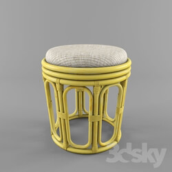Chair - rattan stool 