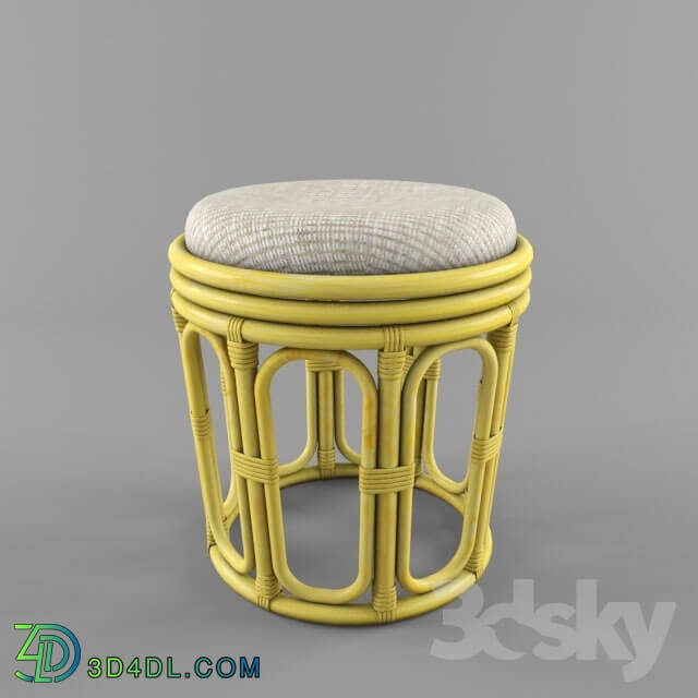 Chair - rattan stool