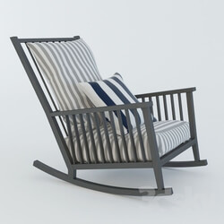 Arm chair - Gervasoni_ Grey Rocking Chair 