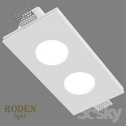 Spot light - OM Mortise plaster under plaster RODEN-light RD-211 