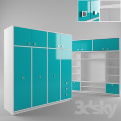 Wardrobe _ Display cabinets - Shelf with wardrobe 