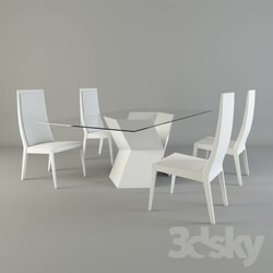 Table _ Chair - Dining artist Rossetto Sapphire 