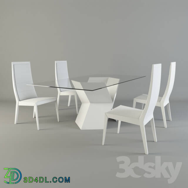 Table _ Chair - Dining artist Rossetto Sapphire