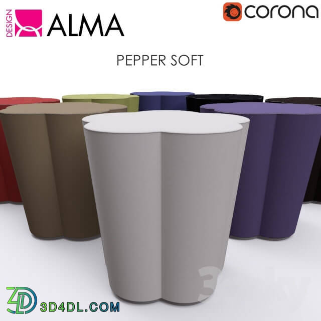 Other soft seating - ALMA DESIGN - PEPPER SOFT