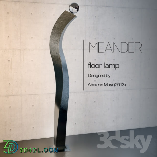 Floor lamp - MEANDER floor lamp