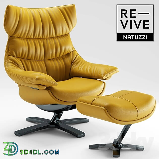 Arm chair - Armchair Re-vive by Natuzzi