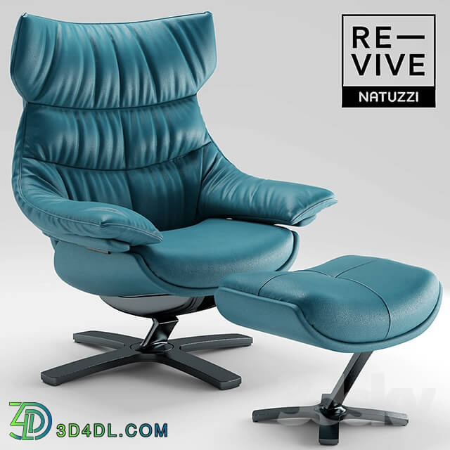 Arm chair - Armchair Re-vive by Natuzzi