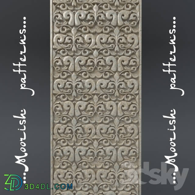 Decorative plaster - Moorish pattern-1