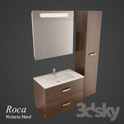 Bathroom furniture - Roca Victoria Nord 80 wenge 