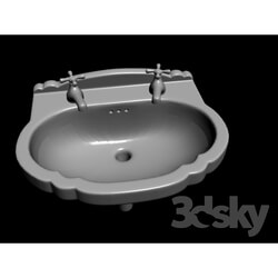 Wash basin - Sink with a pipe 