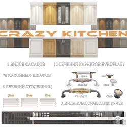 Kitchen - A set of classic kitchen fronts - Crazy Kitchen 