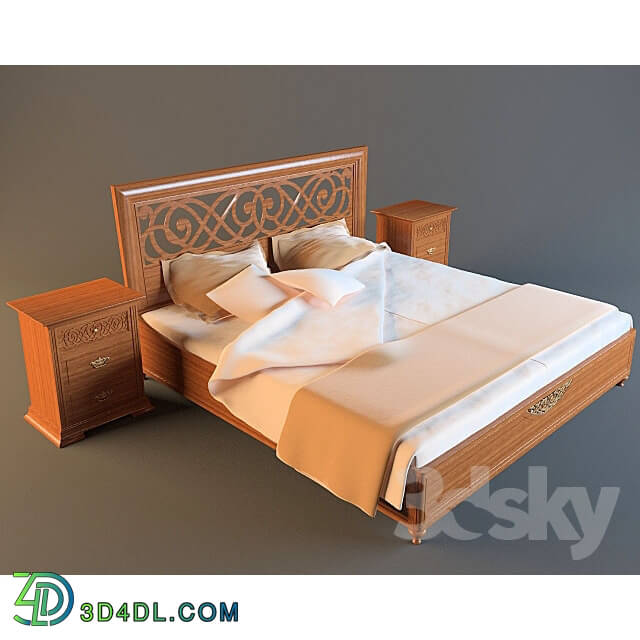 Bed - Bed _ Bedside table