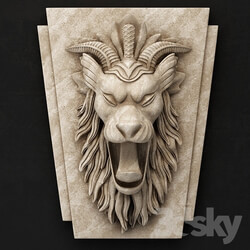 Sculpture - lion sculpture design 