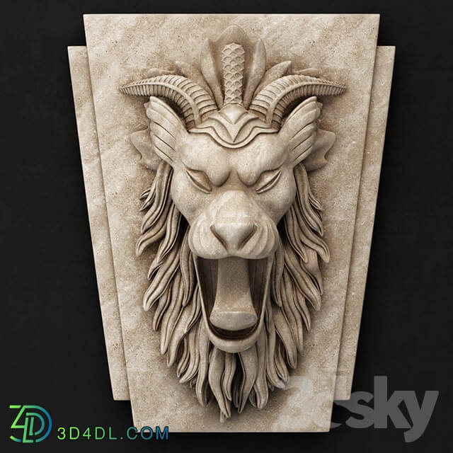 Sculpture - lion sculpture design