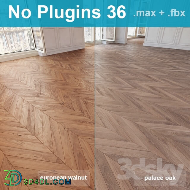 Other decorative objects - Parquet 36 _2 species_ without the use of plug-ins_
