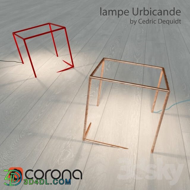 Table lamp - lampe Urbicande