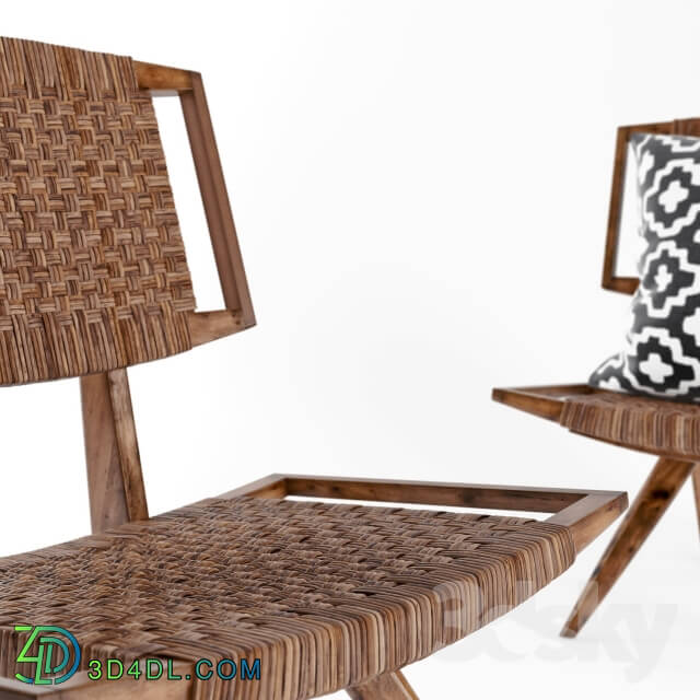 Chair - Wicker chair _ Rotang Chair _ Nomad Makum