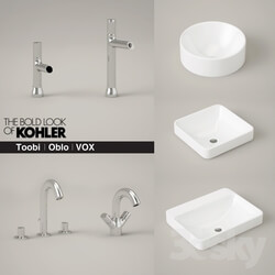 Wash basin - KOHLER Toobi and Oblo faucets and Vox sinks 