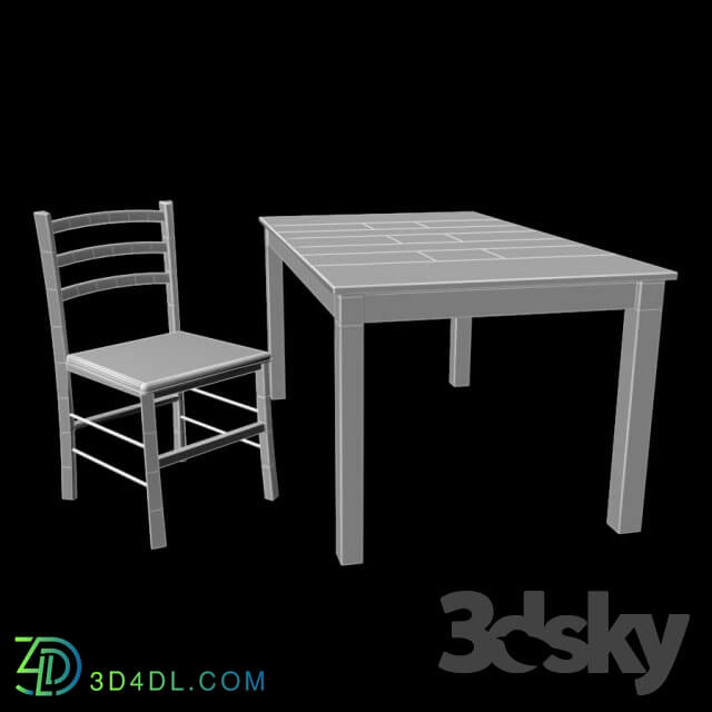 Table _ Chair - Dining table and chair Antila E Venice