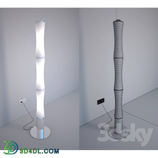 Floor lamp - floor lamp BAMBU