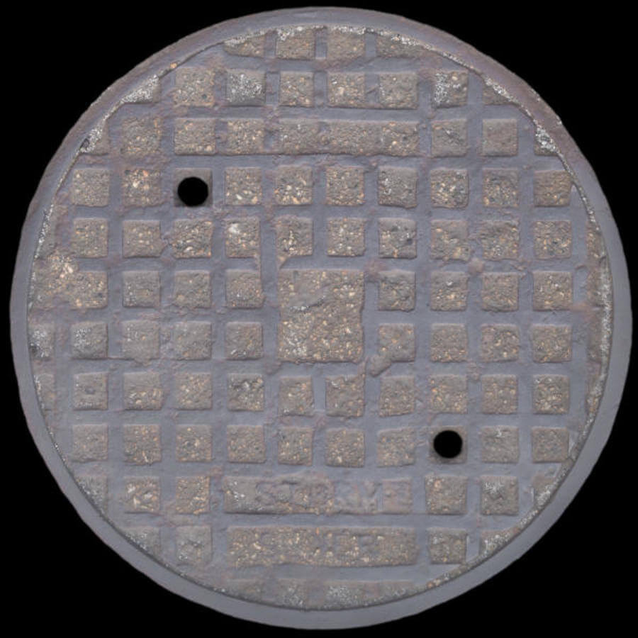 City Street Manhole Cover (002)