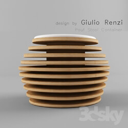 Chair - Giulio Renzi pouf stool 