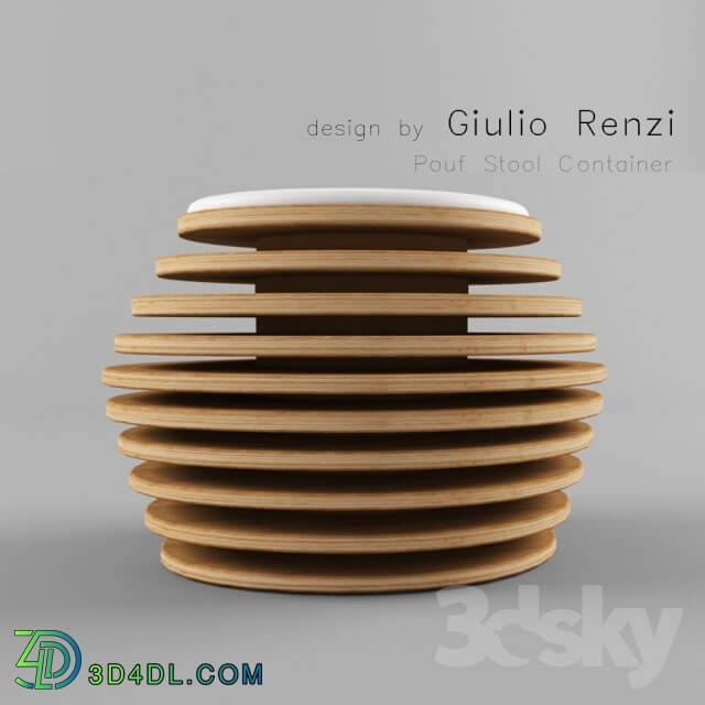 Chair - Giulio Renzi pouf stool