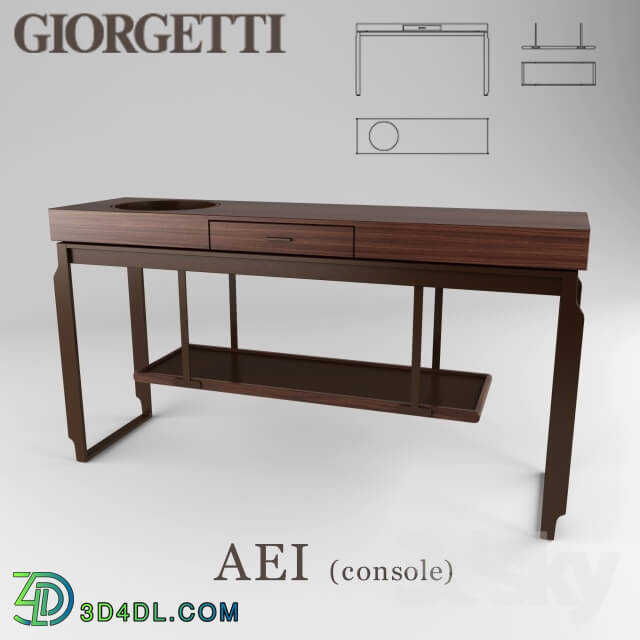 Bathroom furniture - Giorgetti AEI console